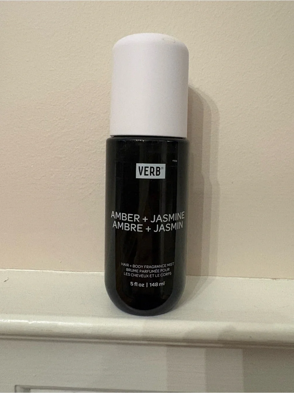 New Verb Amber + Jasmine Hair And Body Mist Full Size 5 Fl. Oz. Green White OS